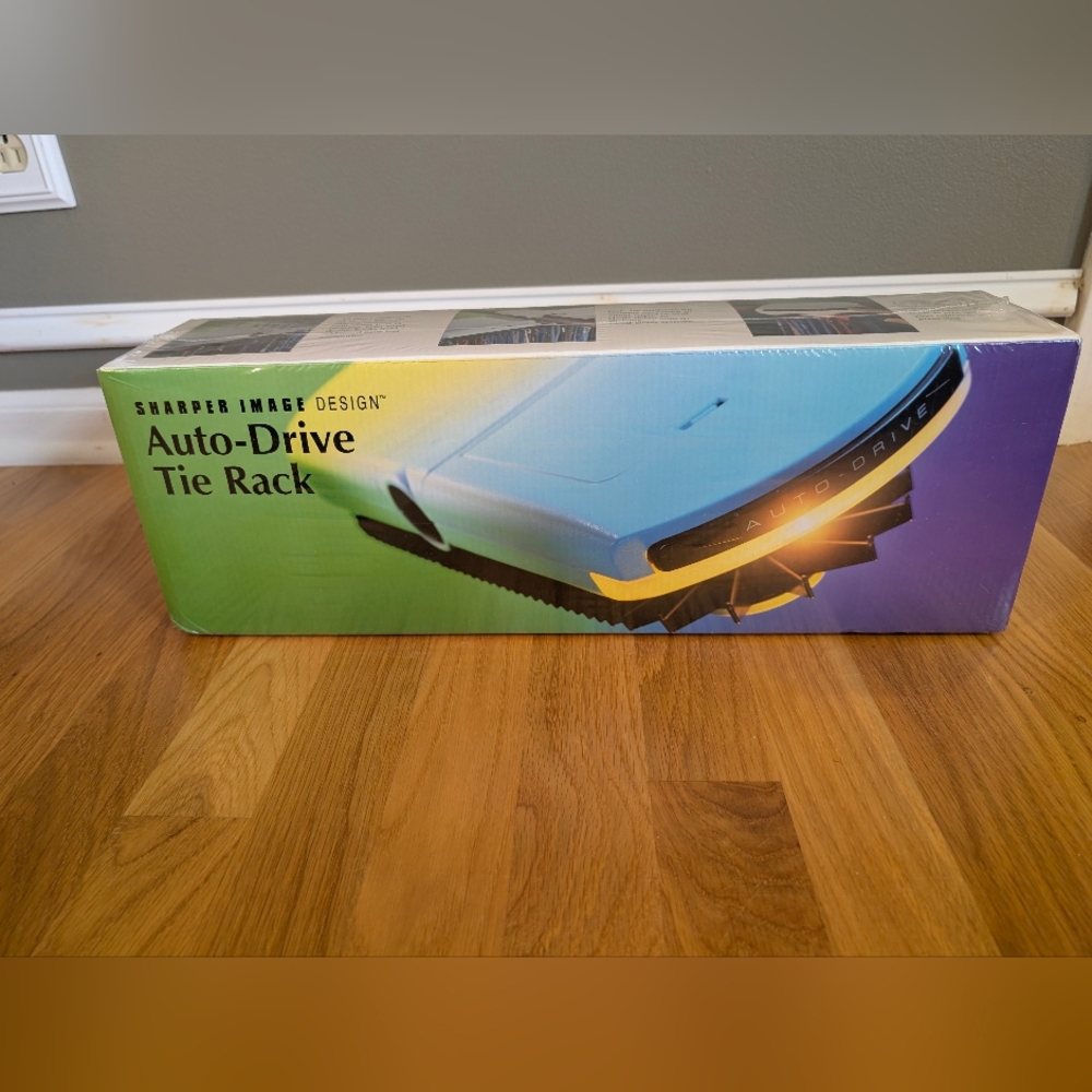 Sharper Image Auto-Drive Tie Rack NIB
